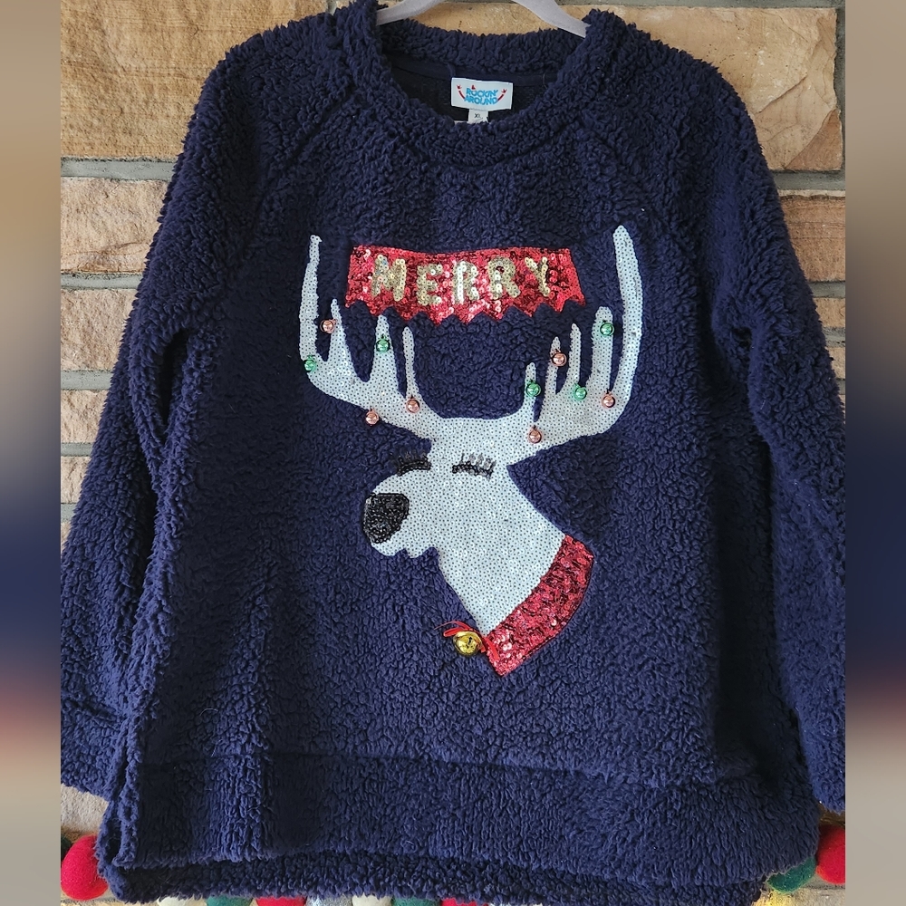 Sherpa Ugly Christmas Sweatshirt